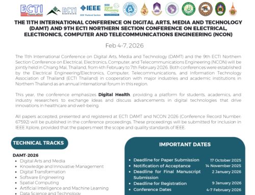 THE 11TH INTERNATIONAL CONFERENCE ON DIGITAL ARTS, MEDIA AND TECHNOLOGY (DAMT)